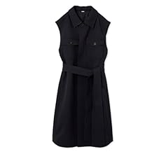 25SS✨最新モデル ミラオーウェン リバーライクステンカラーロングベスト 紺 25SS✨最新モデル ミラオーウェン リバーライクステンカラー